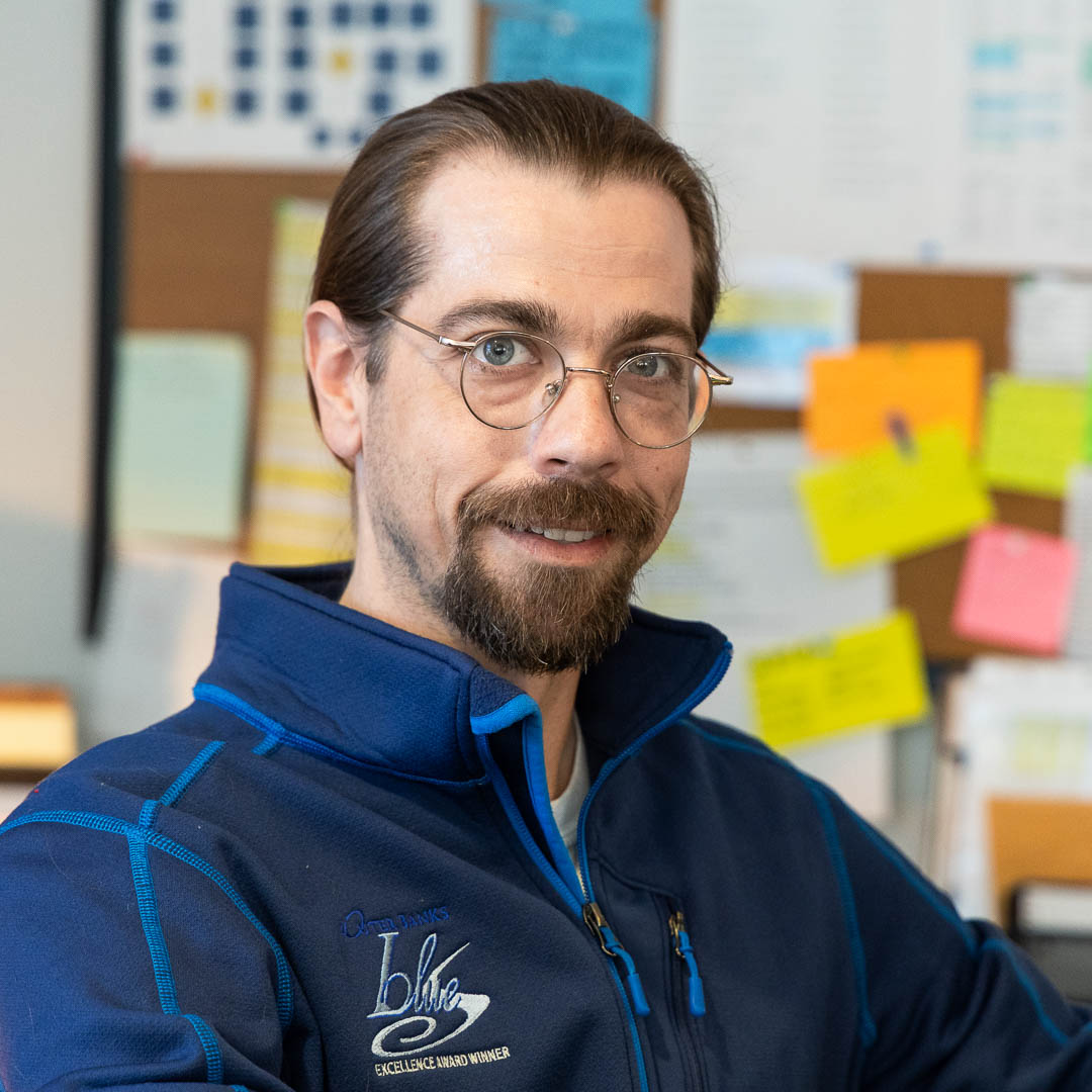 Staff member Dudley Machen